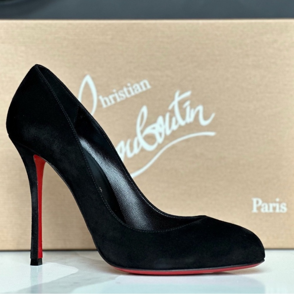 Christian Louboutin Dolly 100 Black Pumps